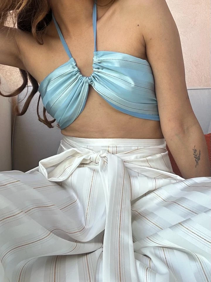 Pantalon wrap Jawhara
