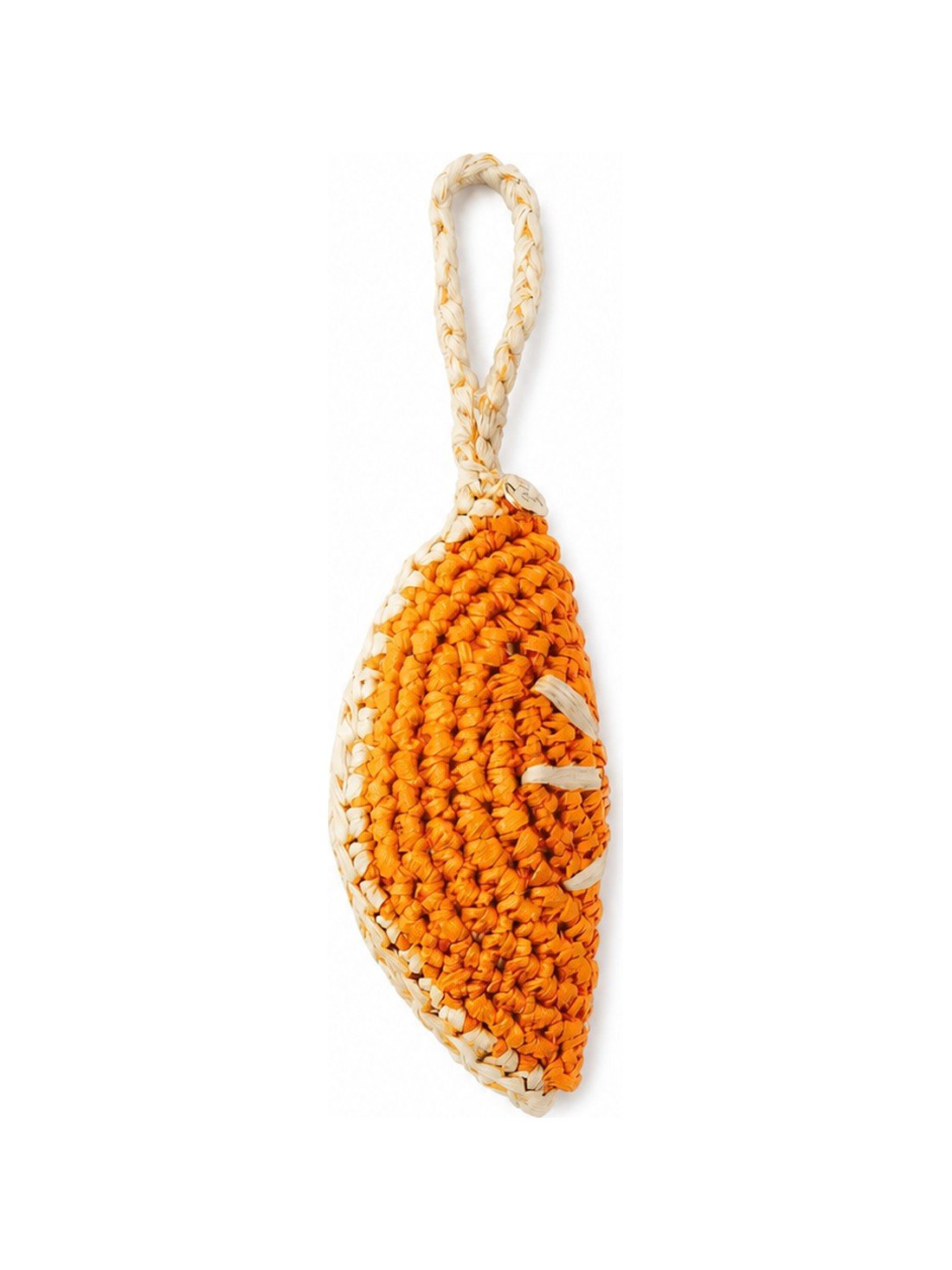 Charm tranche d’orange en raphia