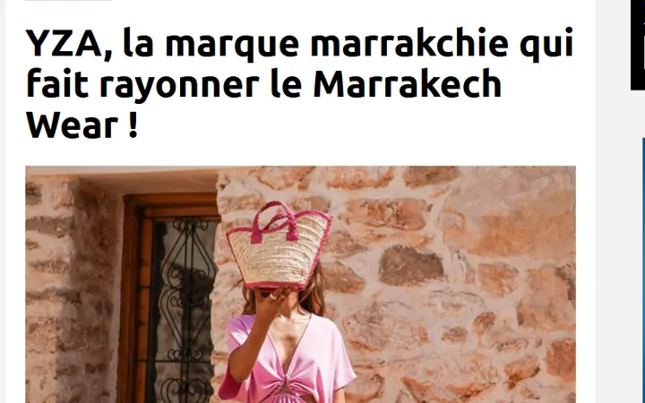 My Little Kech — YZA, la marque marrakchie qui fait rayonner le Marrakech Wear !