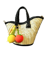 تحميل الصورة في المعرض، Porte clés Citron en crochet – Bag Charm hand made in Marrakesh
