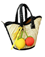 تحميل الصورة في المعرض، Porte clés Orange en crochet – Bag Charm hand made in Marrakesh
