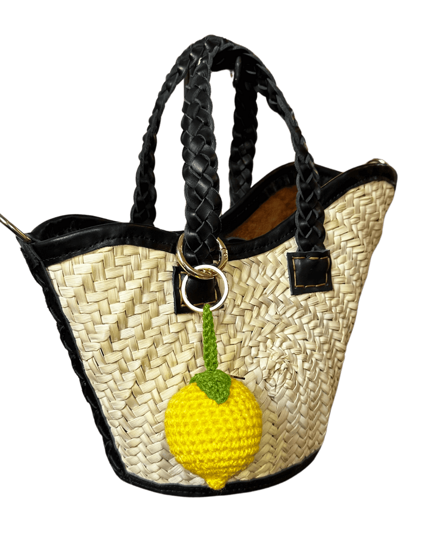 Porte clés Citron en crochet – Bag Charm hand made in Marrakesh