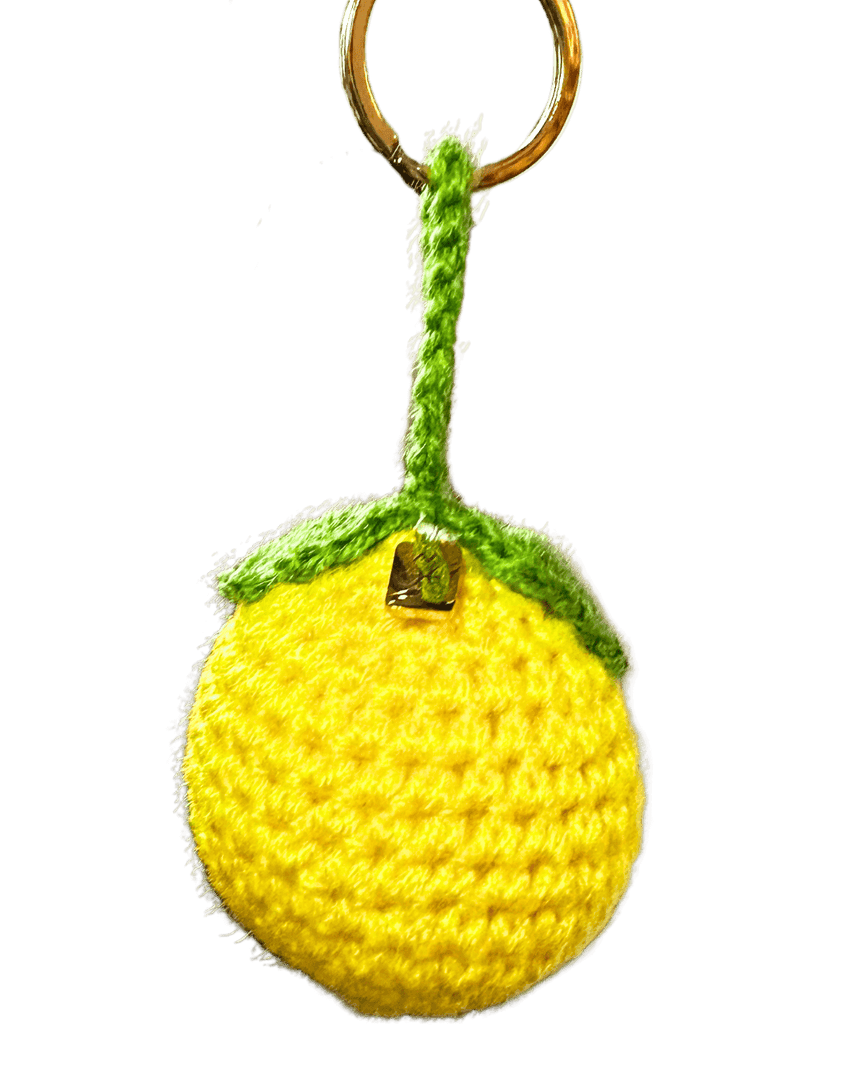 Porte clés Citron en crochet – Bag Charm hand made in Marrakesh