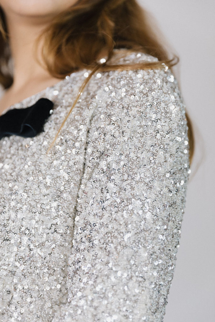 Top Sequin à Noeuds