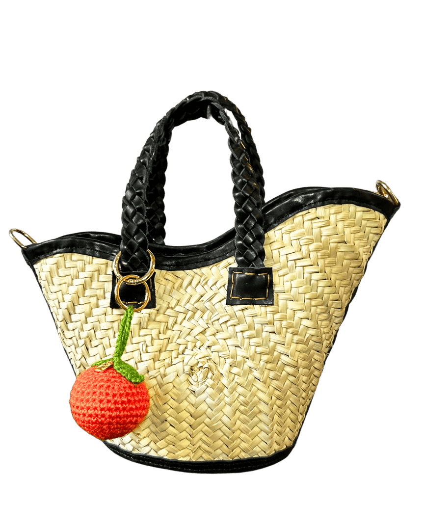 Porte clés Orange en crochet – Bag Charm hand made in Marrakesh