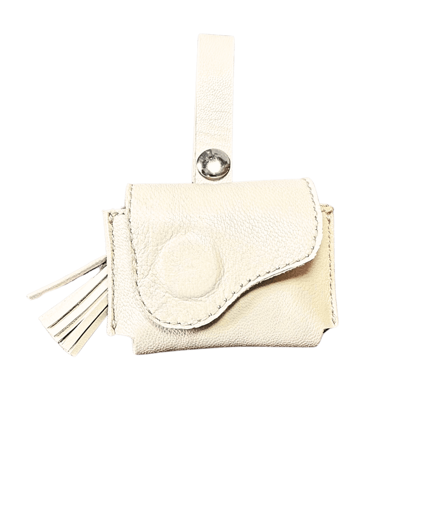 Porte AirPods en cuir “La Vague” – Bag Charm made in Marrakesh