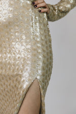 Charger l&#39;image dans la galerie, Robe à Sequins Salma-Sable
