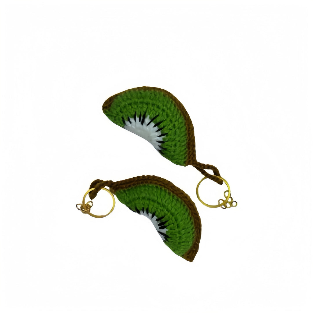 Porte-clés Kiwi en crochet – Bag Charm handmade in Marrakes